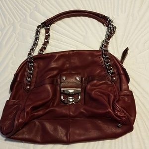 B Makowsky Leather Purse